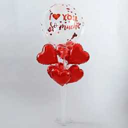 luvyousomuchredballoonbouquet2