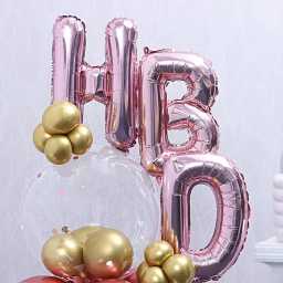 chicbirthdayballoonbouquetrosegold3