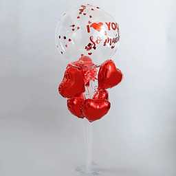 luvyousomuchredballoonbouquet3