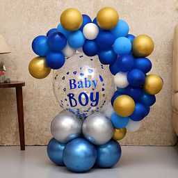 beautifulbabyboyballoonbouquet1