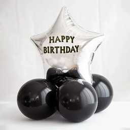 happybirthdaychromeballoonsetblack1