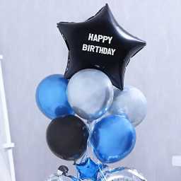 silverstarlightballoonbouquet2