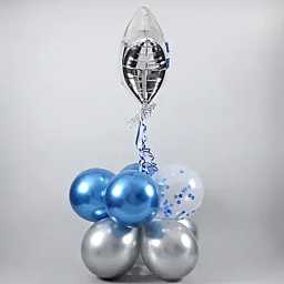 happybirthdaystarballoonbouquetsilverandblue4