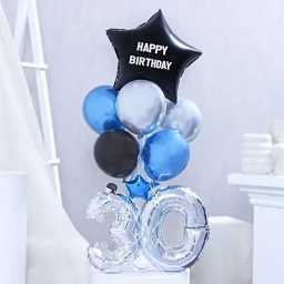 silverstarlightballoonbouquet1