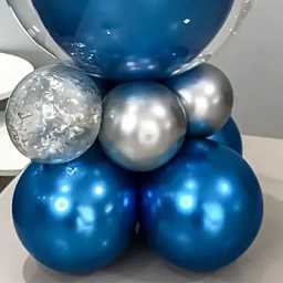 happybirthdaychromeballoonsetblue4