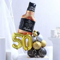 goldenjubilleballoonbouquet1