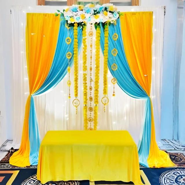 Simple Haldi Decoration For Home Decor