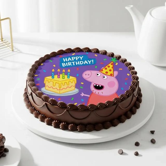 Peppa Pig Chocolate Cake Fantasy