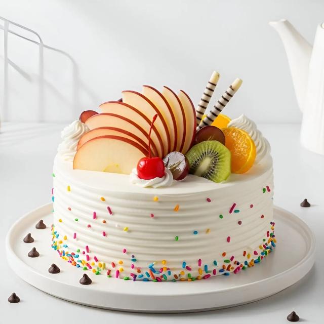 Vanilla Fruit Cake Fresh