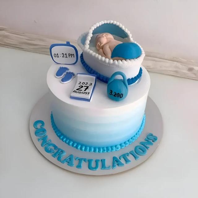 Welcome Baby Details Cake Dream 