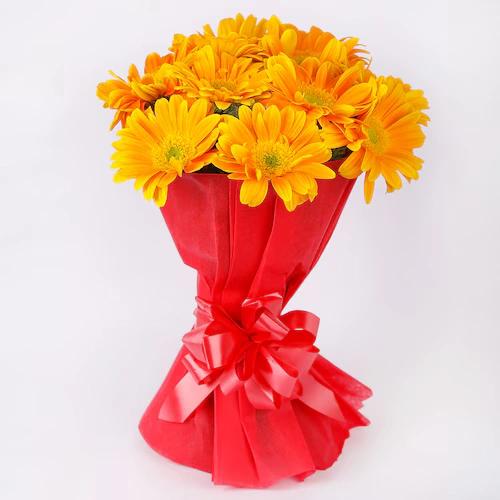 Happy Splashy Gerberas Bouquet 