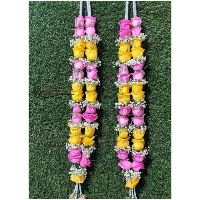Yellow Pink Varmala