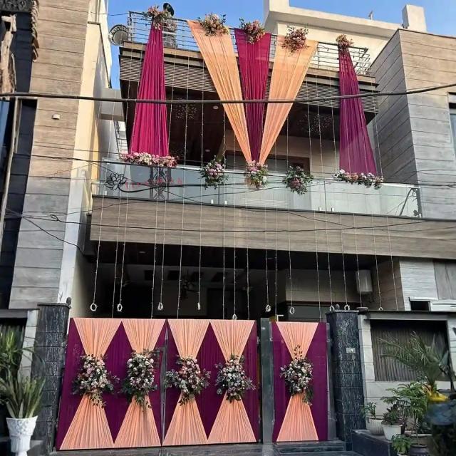 Chunni Flower Wedding House Decoration